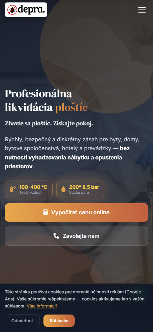 Depra mobilná verzia