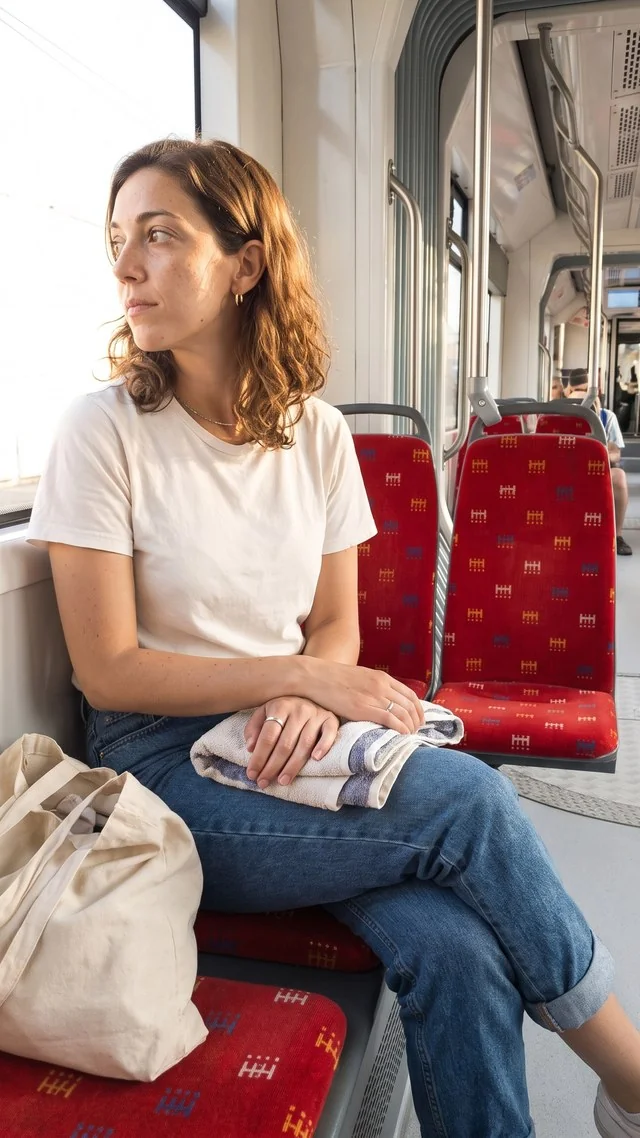 Skutočný interiér bratislavskej električky Škoda ForCity Plus.